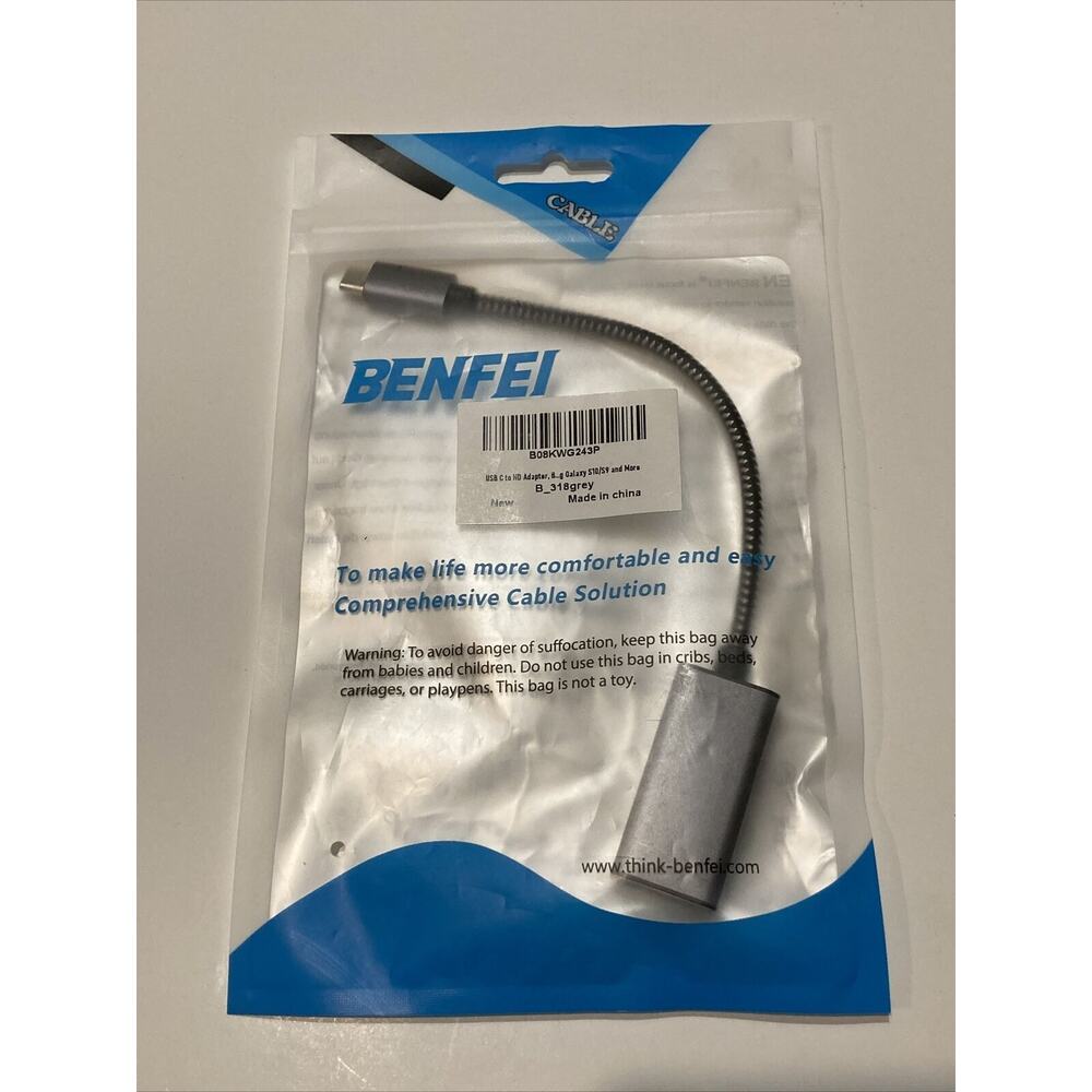 USB C to HDMI Adapter, BENFEI Thunderbolt 3 Compatible